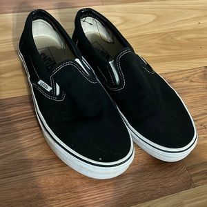 black low vans.